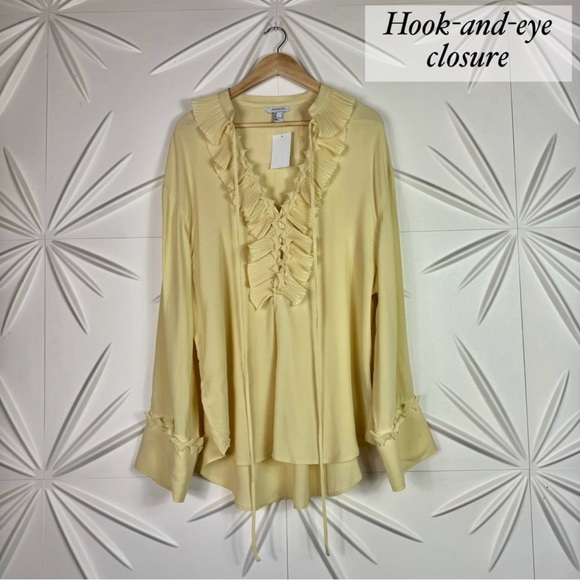 H&M Ruffled Tunic Blouse Limited Edition - Picture 14 of 17
